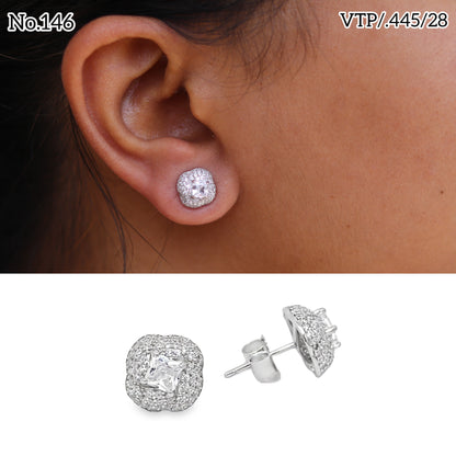 Silver Earrings for Women by V One Jewellery