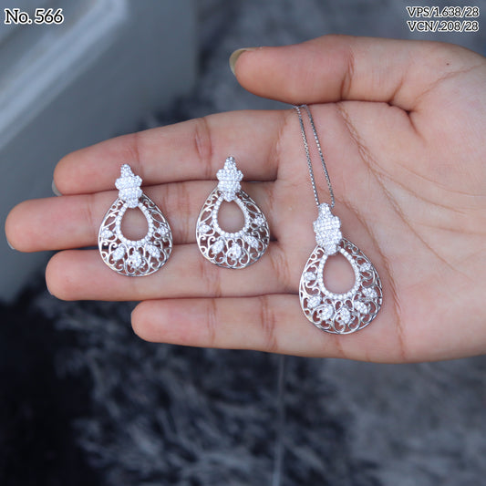 Silver Pendant Set - V One Jewellery