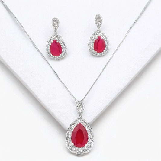 Silver Pendant Set - V One Jewellery