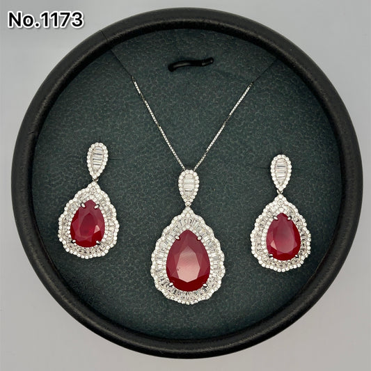Silver Pendant Set - V One Jewellery