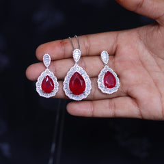 Silver Pendant Set - V One Jewellery