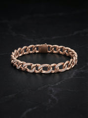 Crownix silver men’s bracelet
