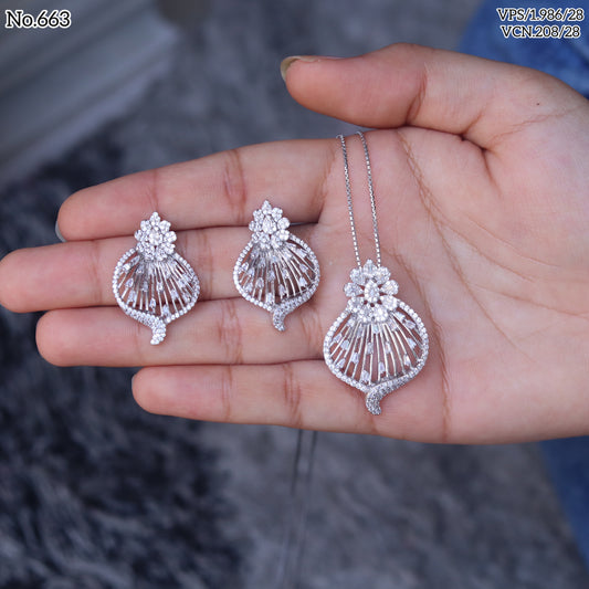 Silver Pendant Set - V One Jewellery