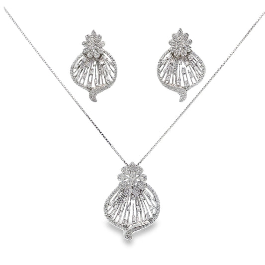 Silver Pendant Set - V One Jewellery