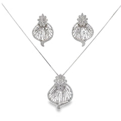Silver Pendant Set - V One Jewellery