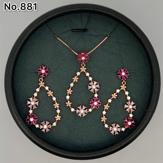 Silver Pendant Set - V One Jewellery