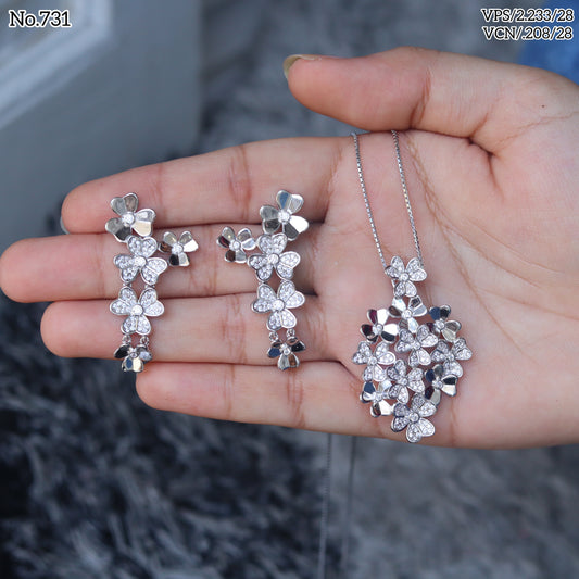 Silver Pendant Set - V One Jewellery