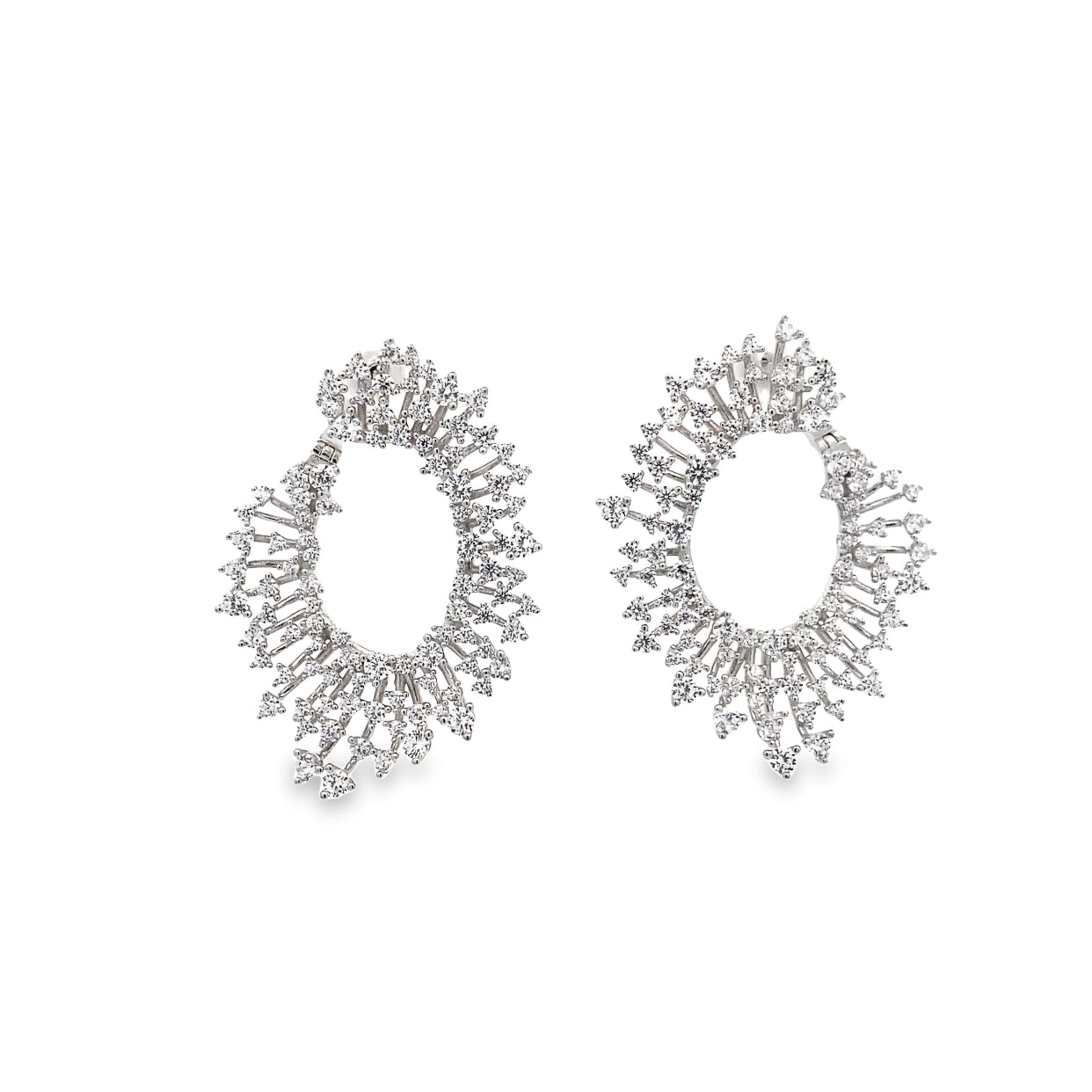 Silver Earrings for Women by V One Jewellery