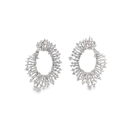 Silver Earrings for Women by V One Jewellery