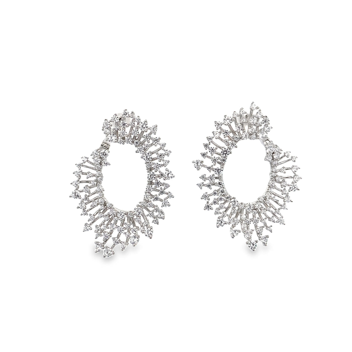 Silver Earrings for Women by V One Jewellery