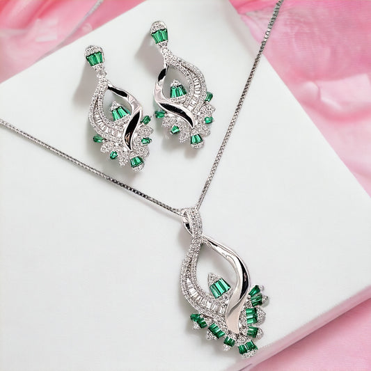 Silver Pendant Set - V One Jewellery