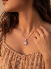 Vidhi silver pendant set for women