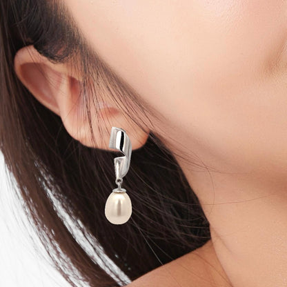 Silver Earrings for Women by V One Jewellery