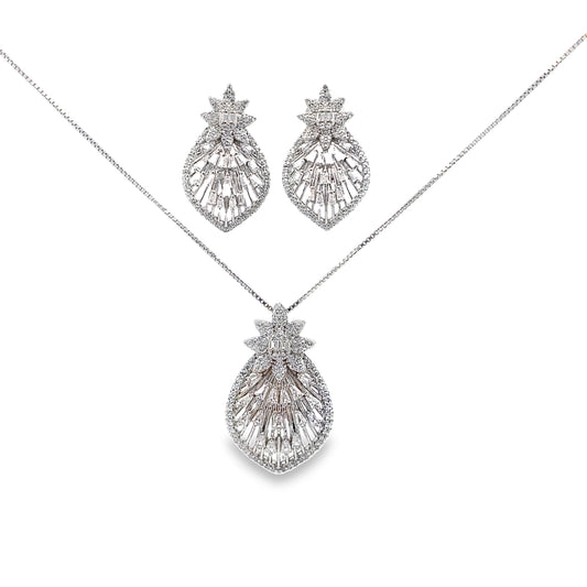 Silver Pendant Set - V One Jewellery