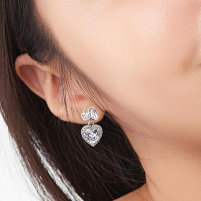 Silver Earrings for Women by V One Jewellery