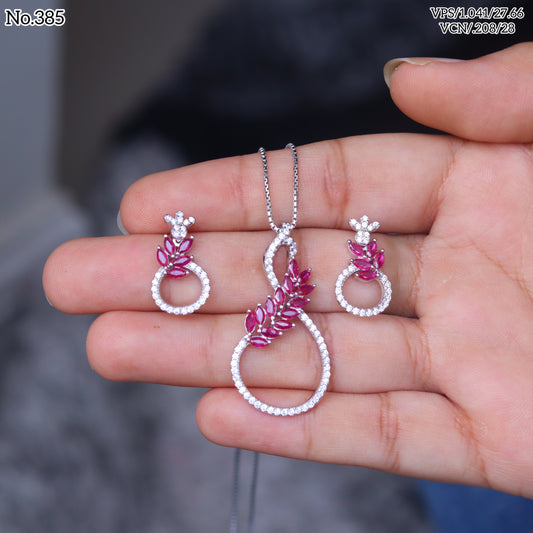 Silver Pendant Set - V One Jewellery