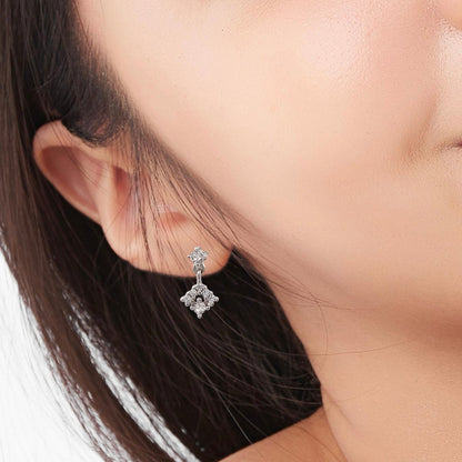 Silver Earrings for Women by V One Jewellery