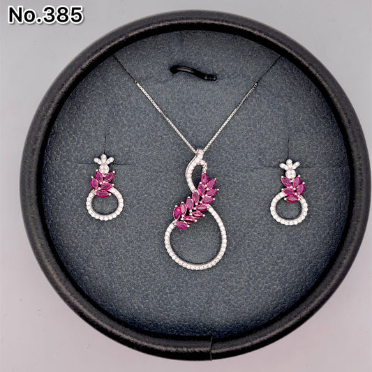 Silver Pendant Set - V One Jewellery