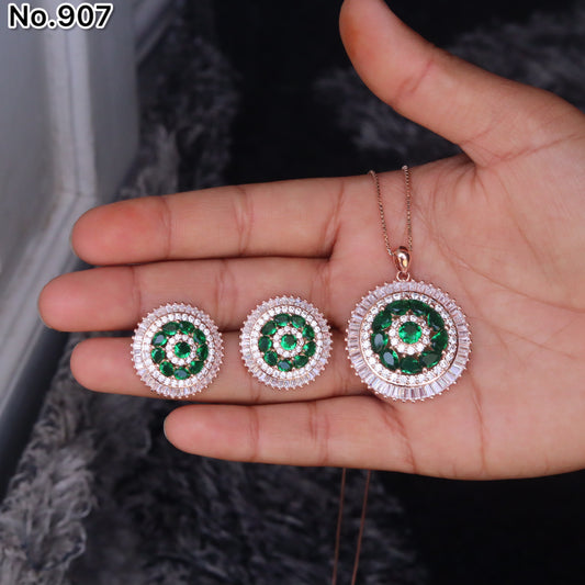 Silver Pendant Set - V One Jewellery