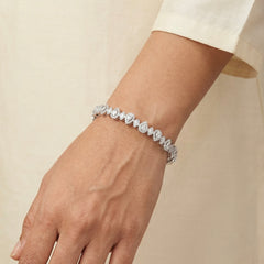 Royal whisper silver kada for women