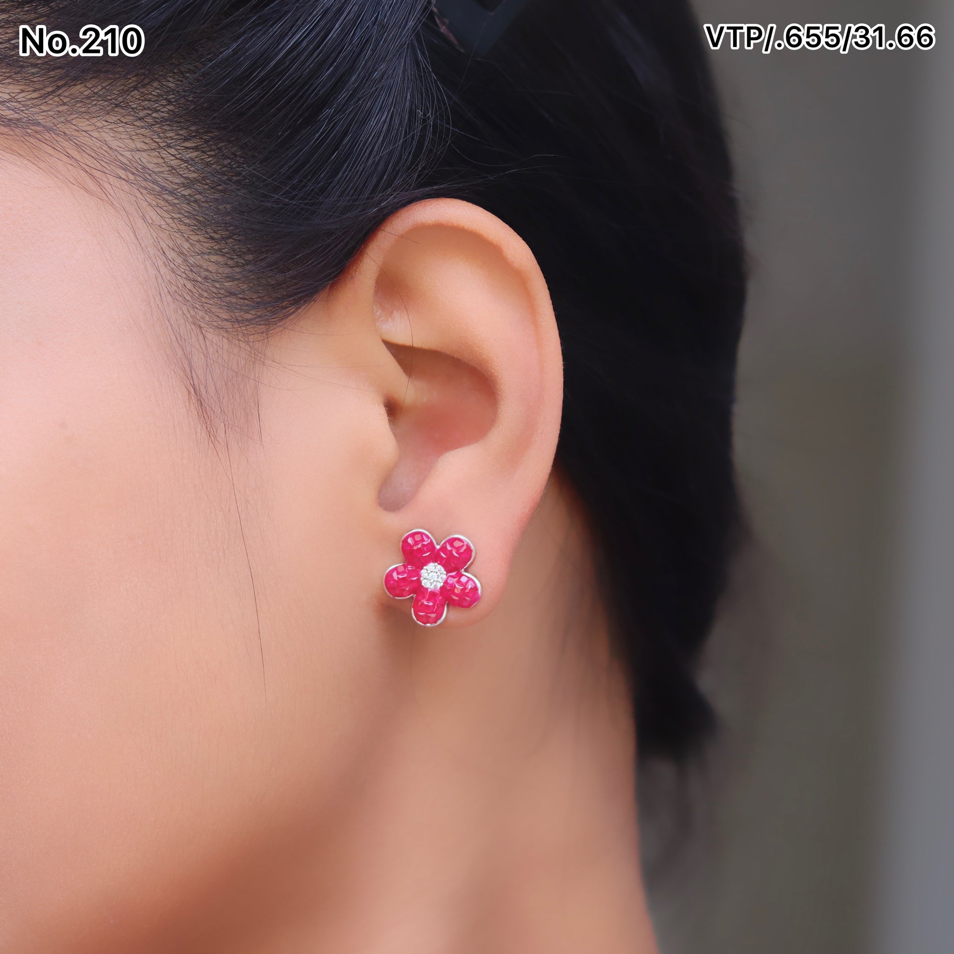 Silver Earrings for Women by V One Jewellery