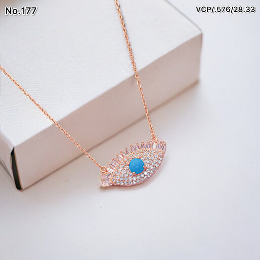 Silver Chain Pendant - V One Jewellery