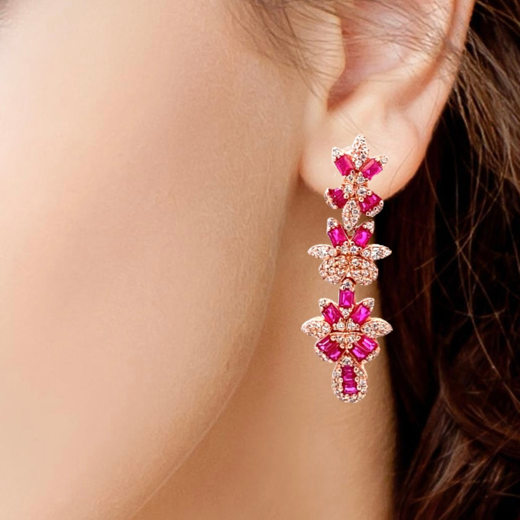 Silver Earrings for Women by V One Jewellery