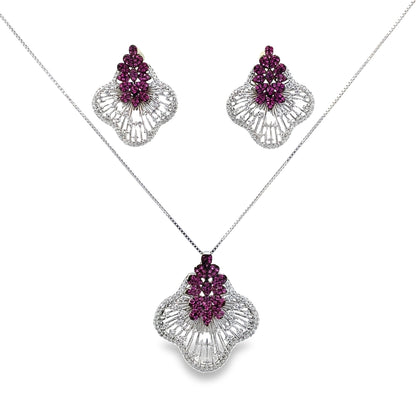 Silver Pendant Set - V One Jewellery