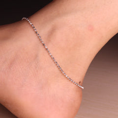 Timeless Sleek Silver Payal for Women