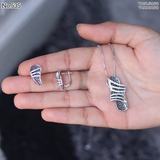 Silver Pendant Set - V One Jewellery