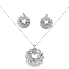 Silver Pendant Set - V One Jewellery