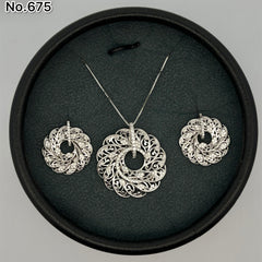 Silver Pendant Set - V One Jewellery