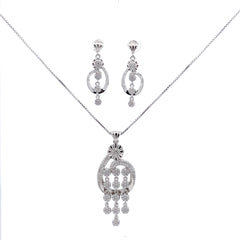 Silver Pendant Set - V One Jewellery