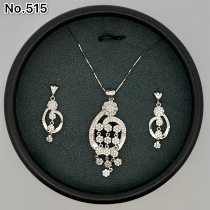 Silver Pendant Set - V One Jewellery