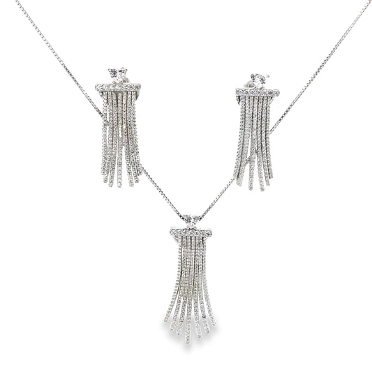 Silver Pendant Set - V One Jewellery