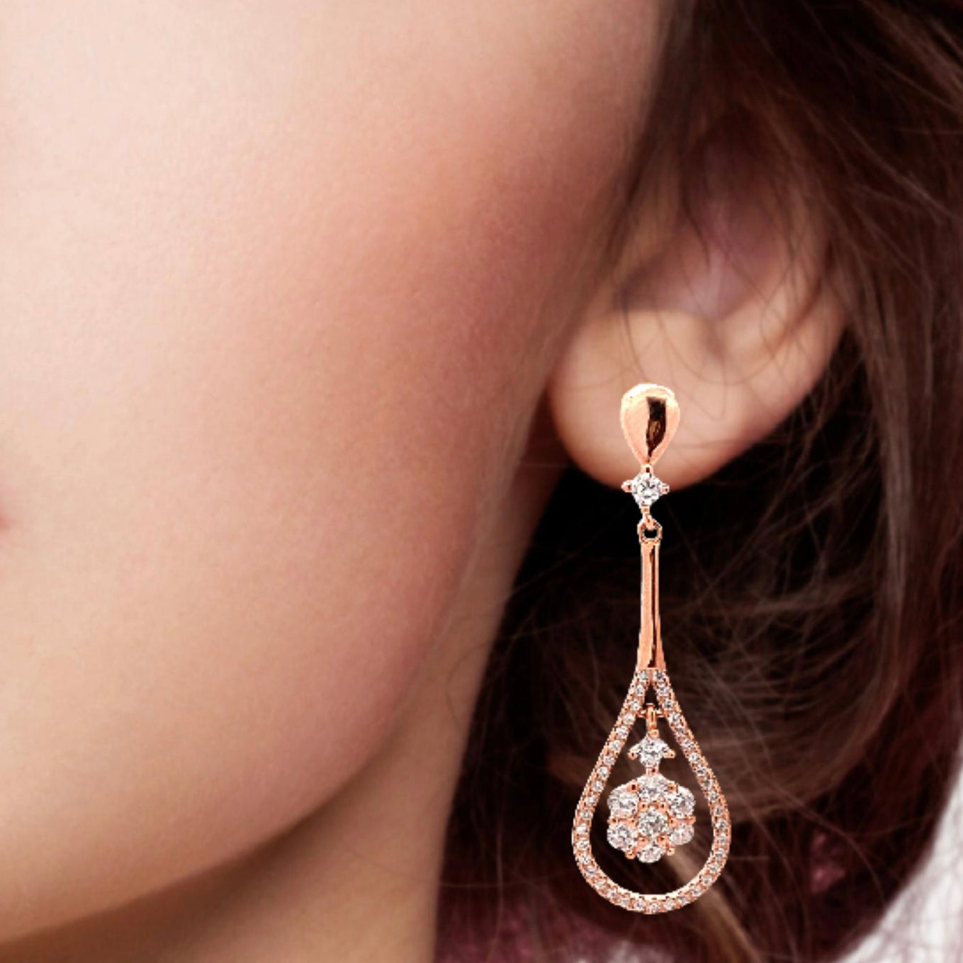 Silver Earrings for Women by V One Jewellery