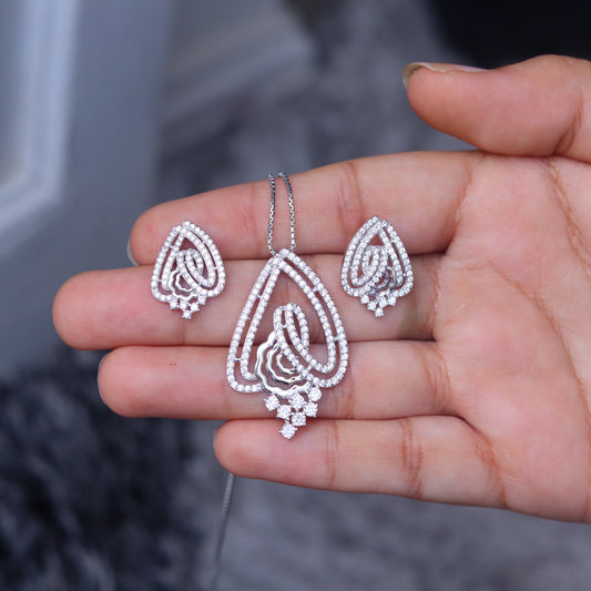 Silver Pendant Set - V One Jewellery