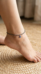 Pure silver evil eye payal