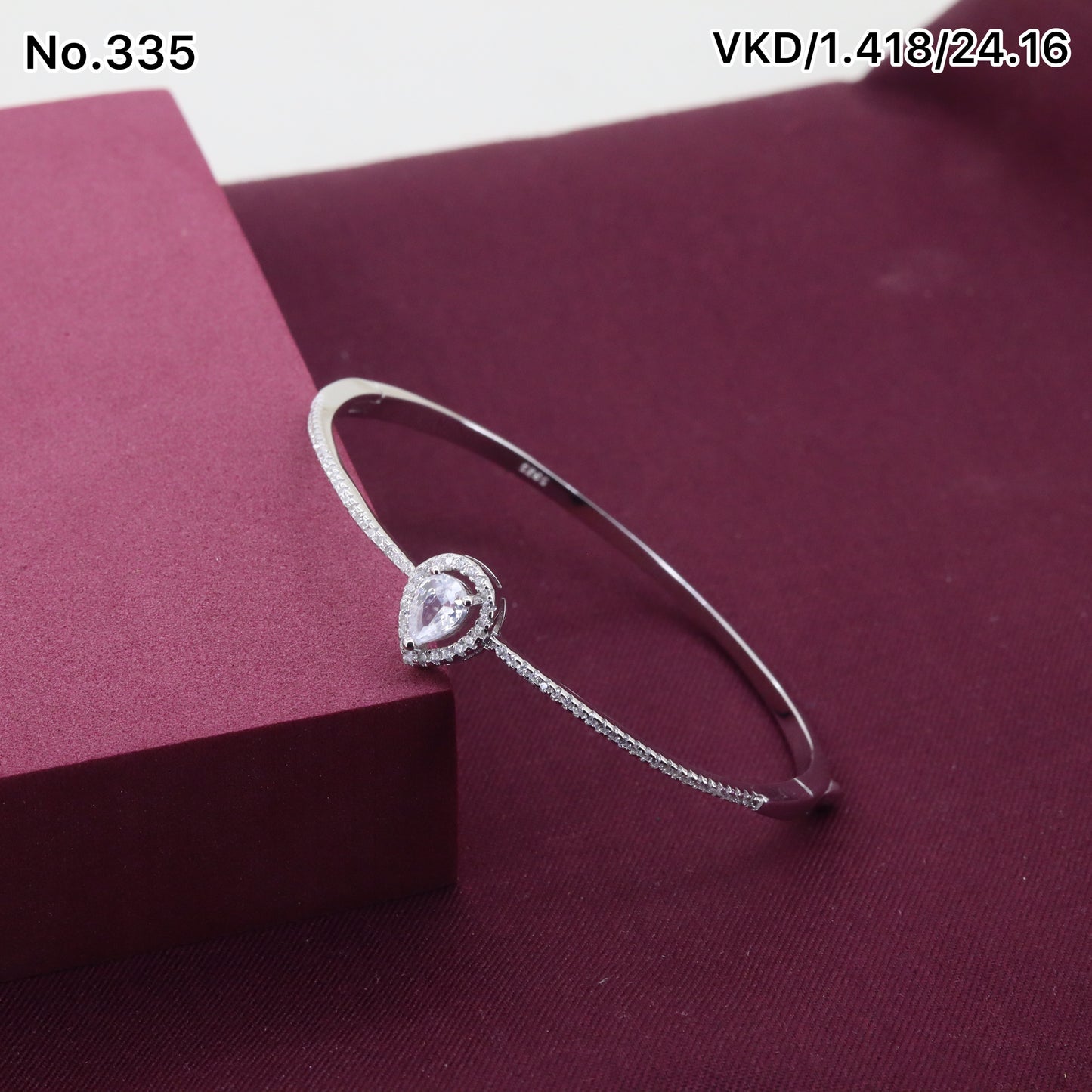 Silver Kada for Women - V One Jewellery