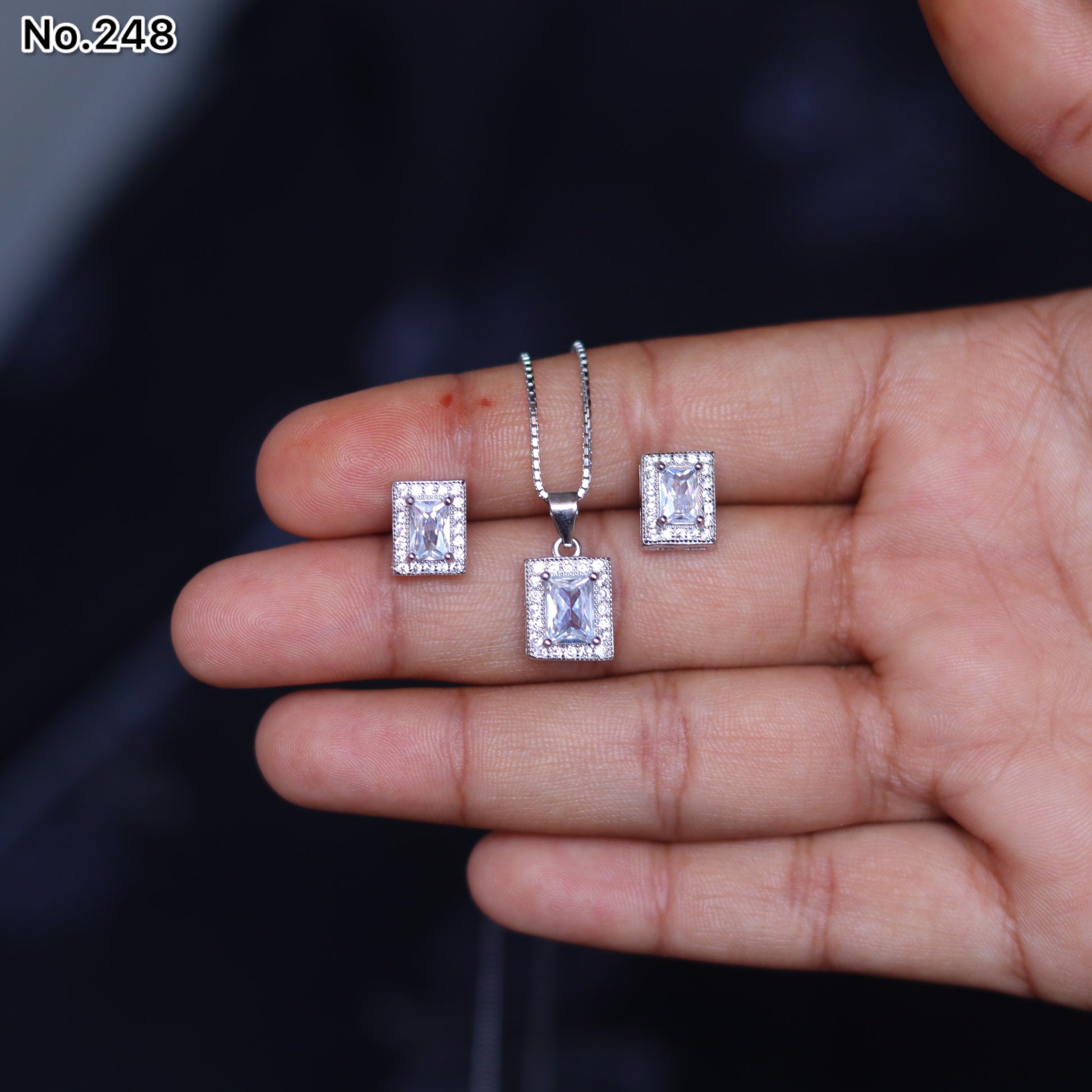 Silver Pendant Set - V One Jewellery