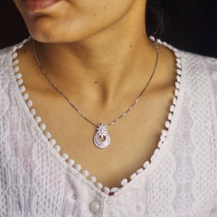 Opal Silver Jewellery Set for Women
