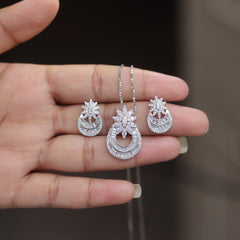 Opal Silver Jewellery Set for Women