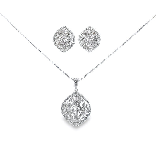 Silver Pendant Set - V One Jewellery