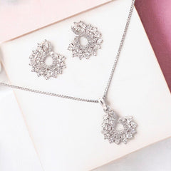 Silver Pendant Set - V One Jewellery