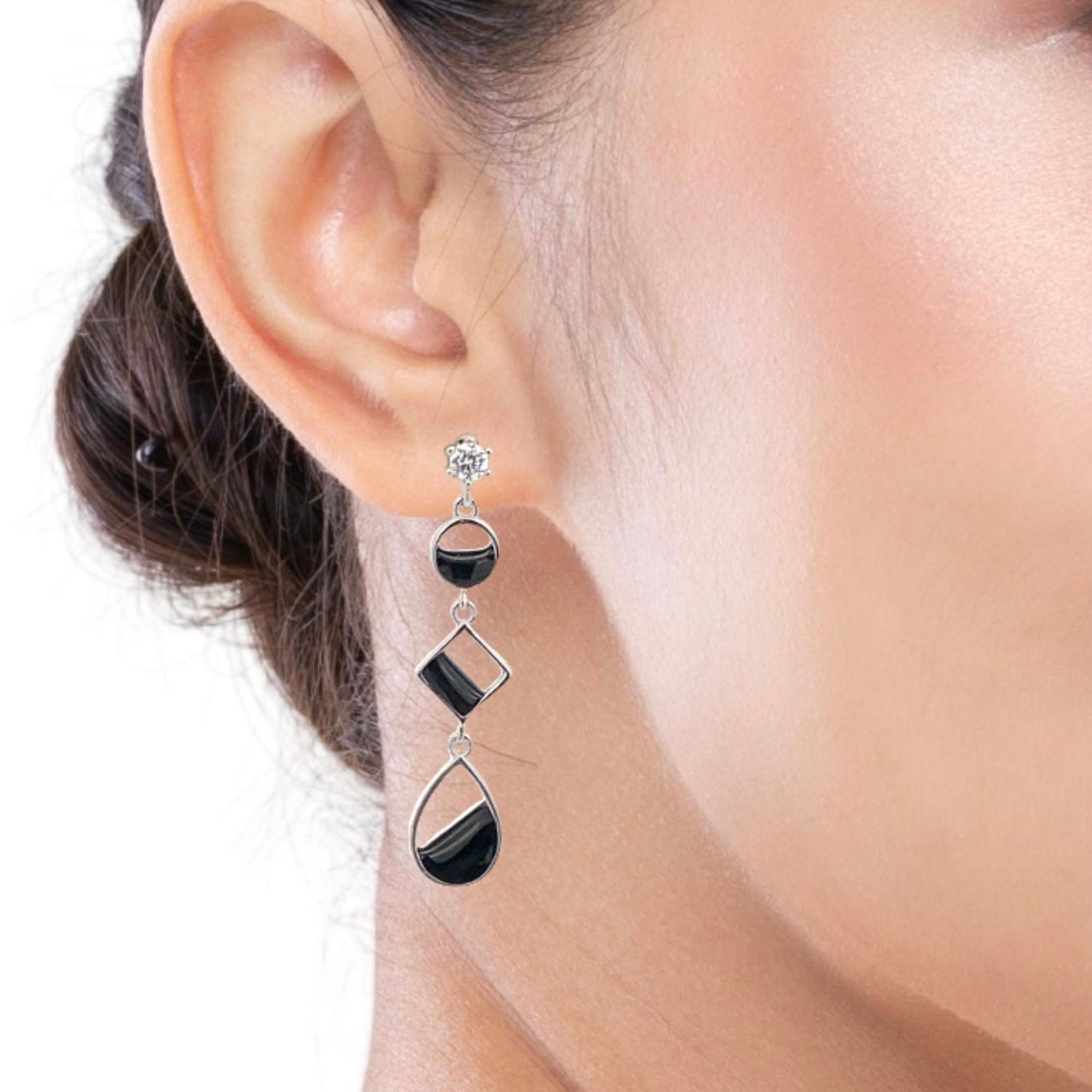 Silver Earrings for Women by V One Jewellery