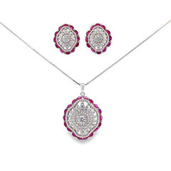 Silver Pendant Set - V One Jewellery