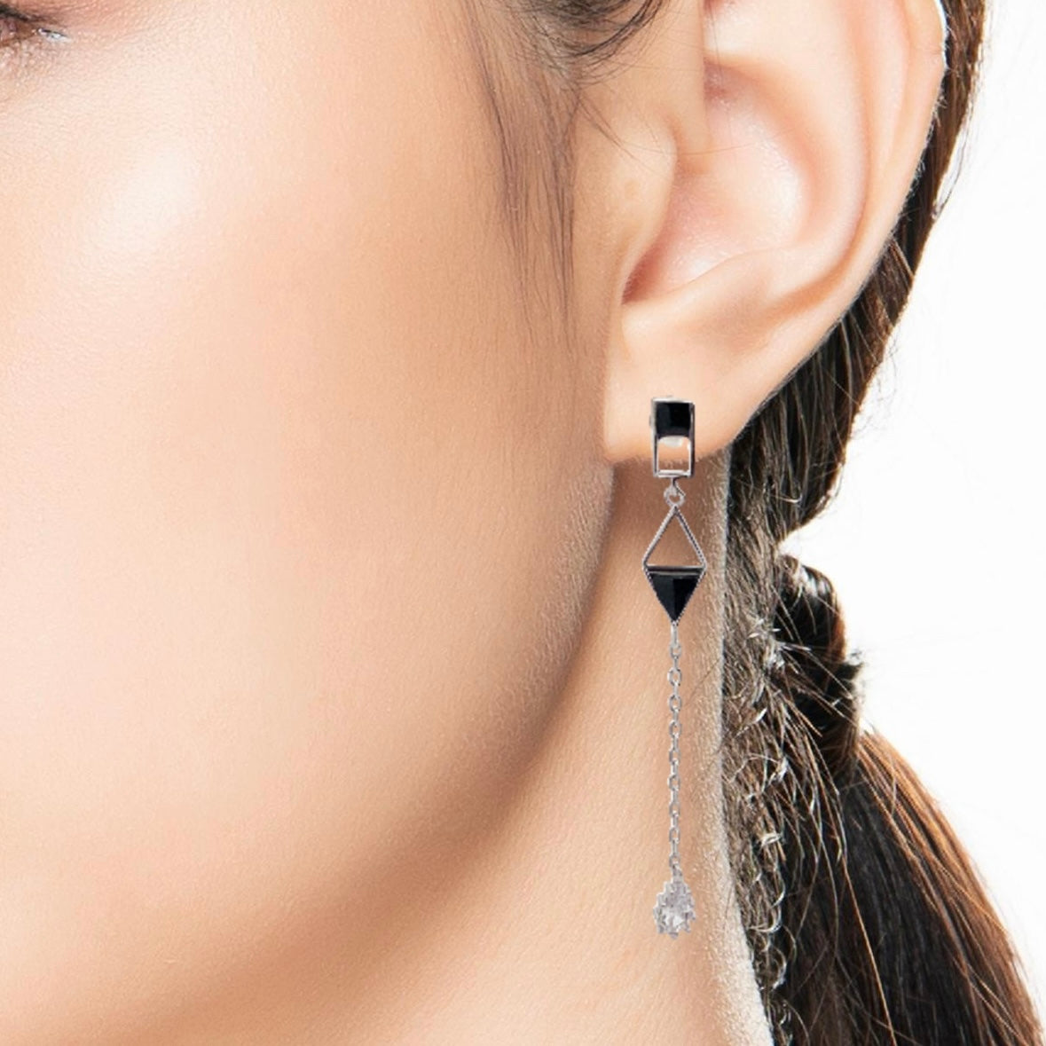 Silver Earrings for Women by V One Jewellery