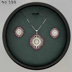 Silver Pendant Set - V One Jewellery