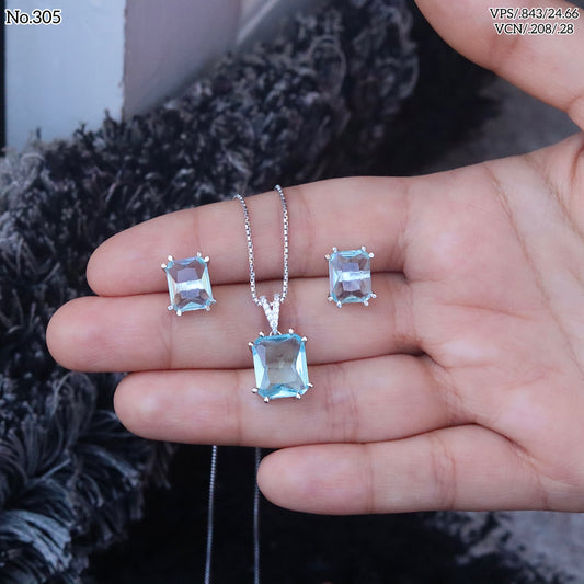 Silver Pendant Set - V One Jewellery