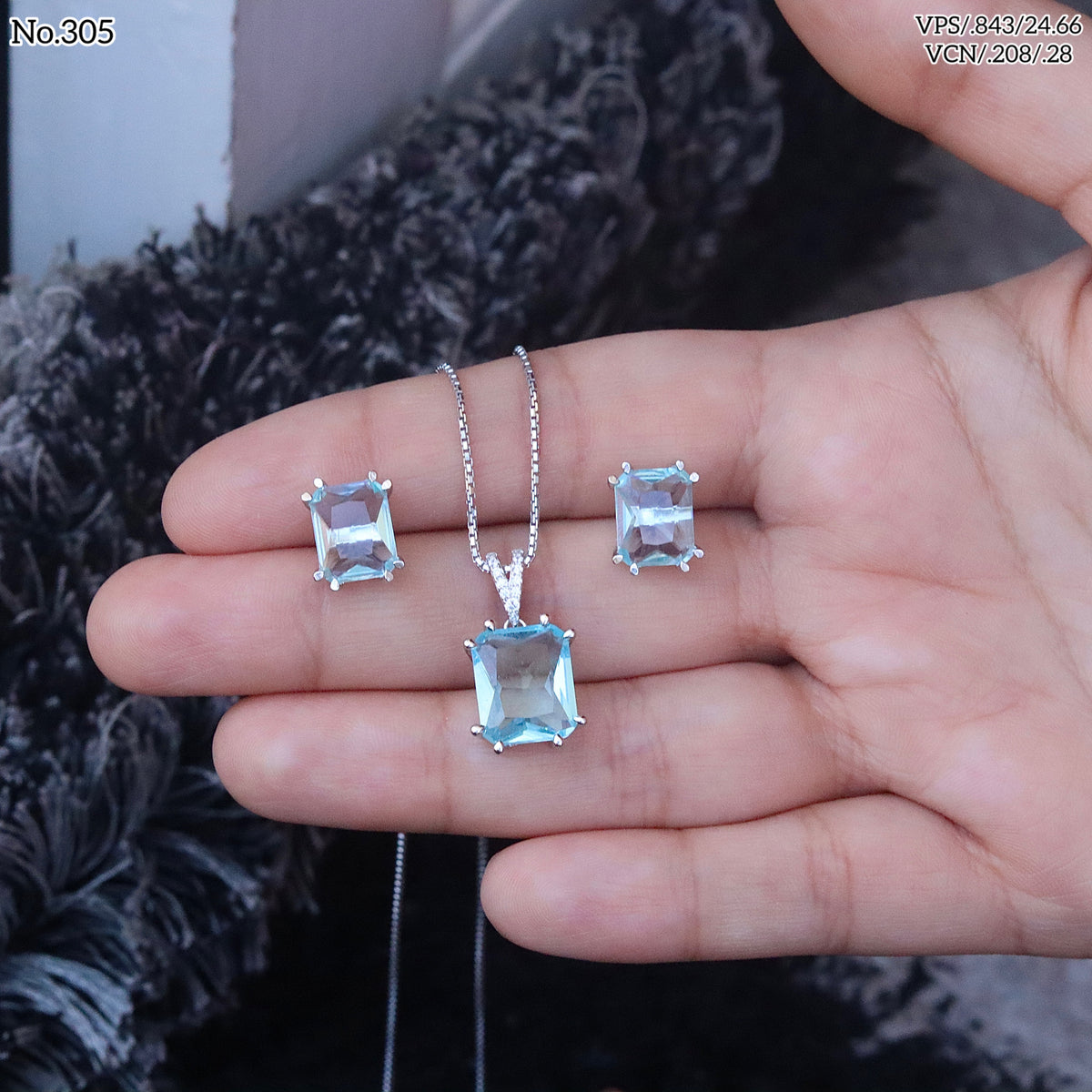 Silver Pendant Set - V One Jewellery